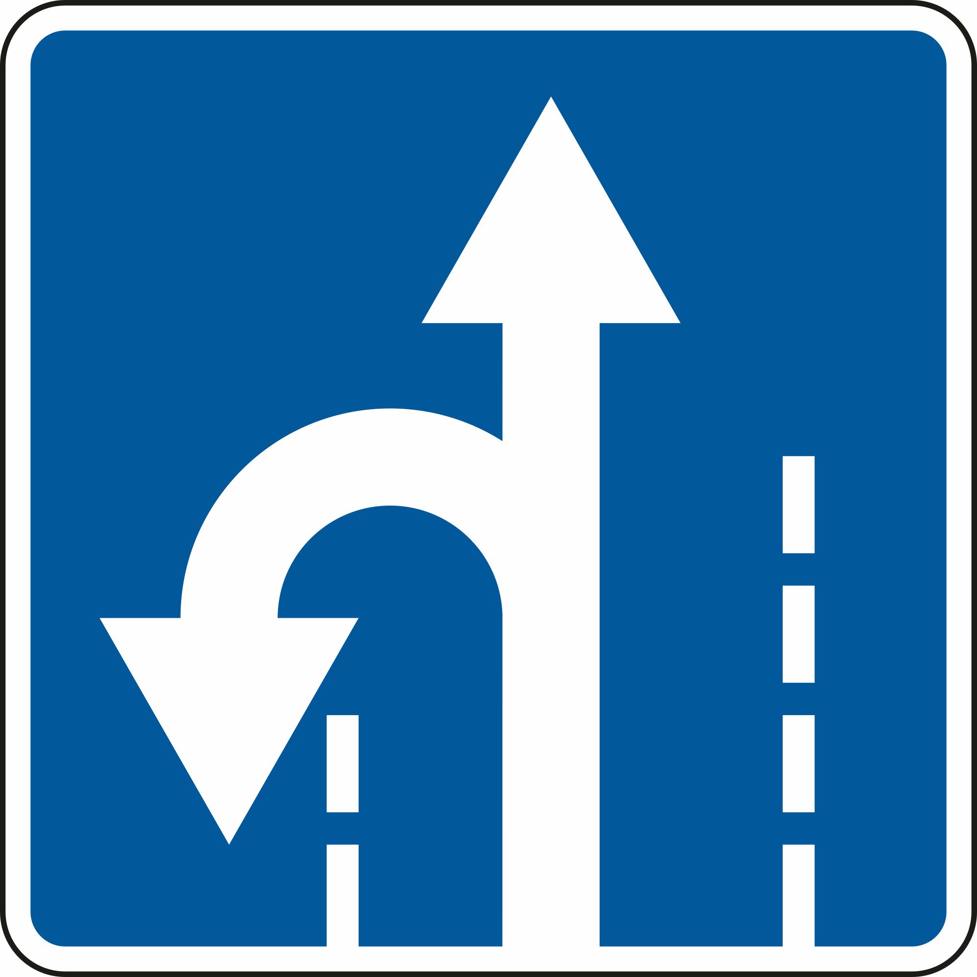 Знак направление движения