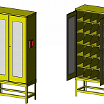 Новинка производсва компании ГАСЗНАК!  Модульный шкаф для хранения средств индивидуальной защиты органов дыхания