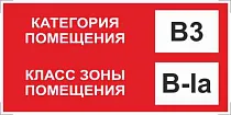 Знак категории помещения по взрывопожарной и пожарной опасности В3_В-Iа